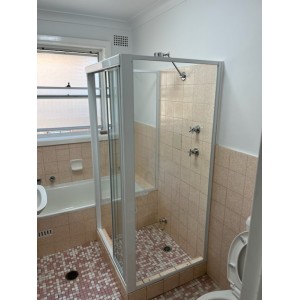 Australia Custom made framed U Shape 3 Sides shower screen (1000-1100)*(1000-1100)*(1000-1100)*1900